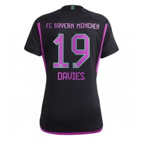 Bayern Munich Alphonso Davies #19 Replica Away Stadium Shirt for Women 2023-24 Short Sleeve